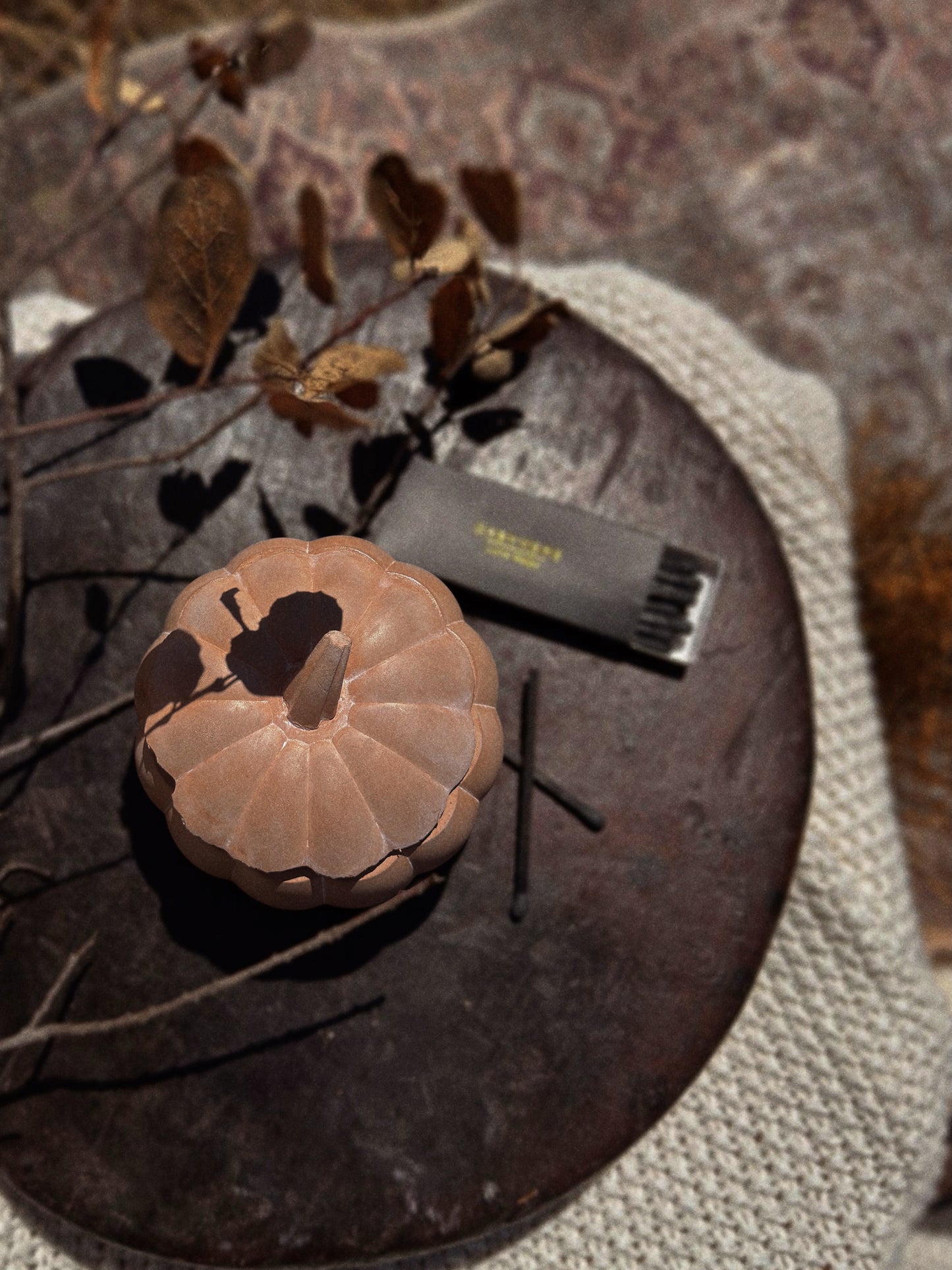 Pumpkin Concrete Luxury Candle