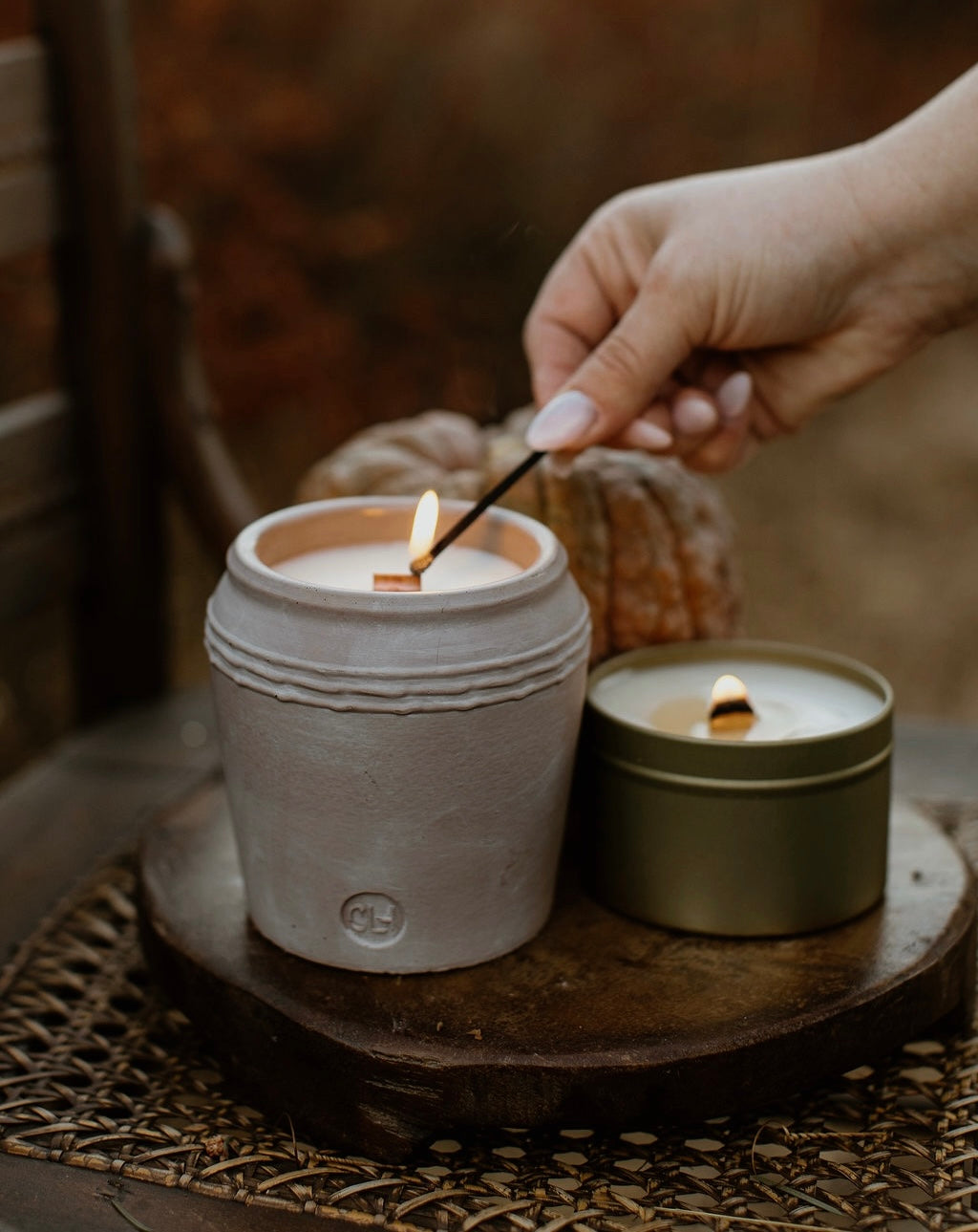 Stroll In The Park Travel Candle