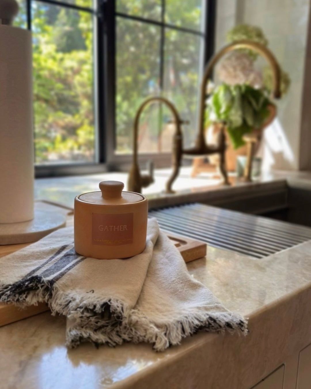 Gather Concrete Luxury Jar Candle