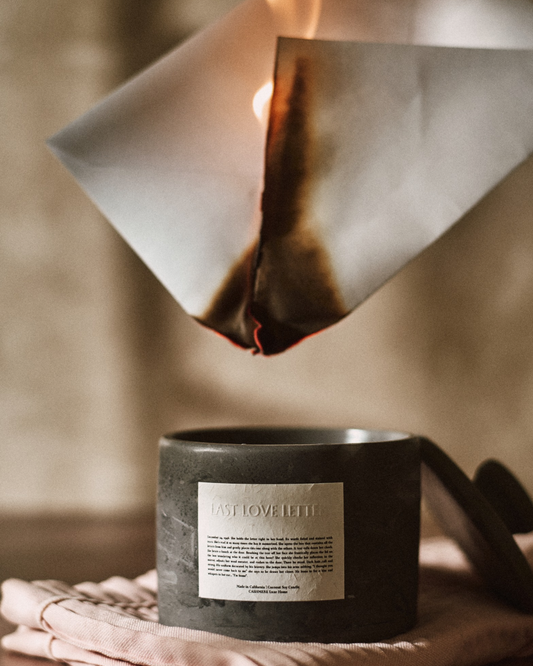 Last Love Letter Concrete Luxury Jar Candle