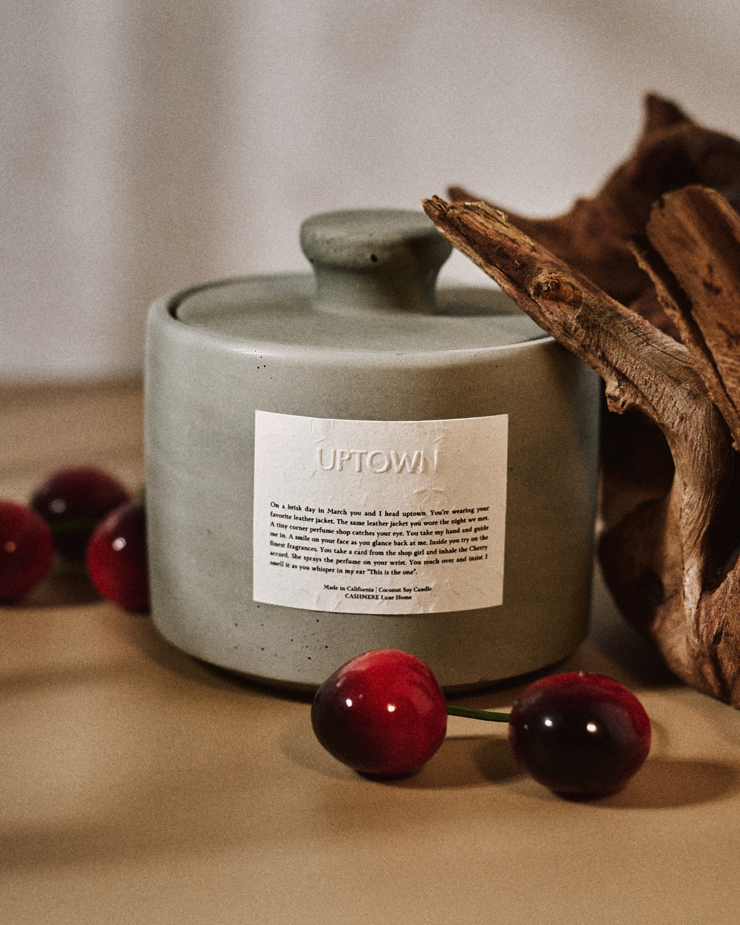 Uptown Concrete Luxury Jar Candle