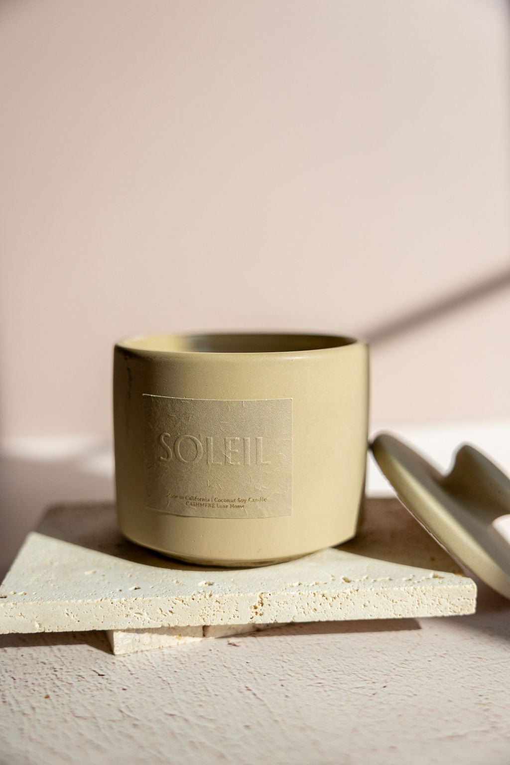 Soleil Concrete Luxury Jar Candle