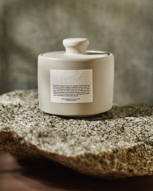 La Sirène Concrete Luxury Jar Candle