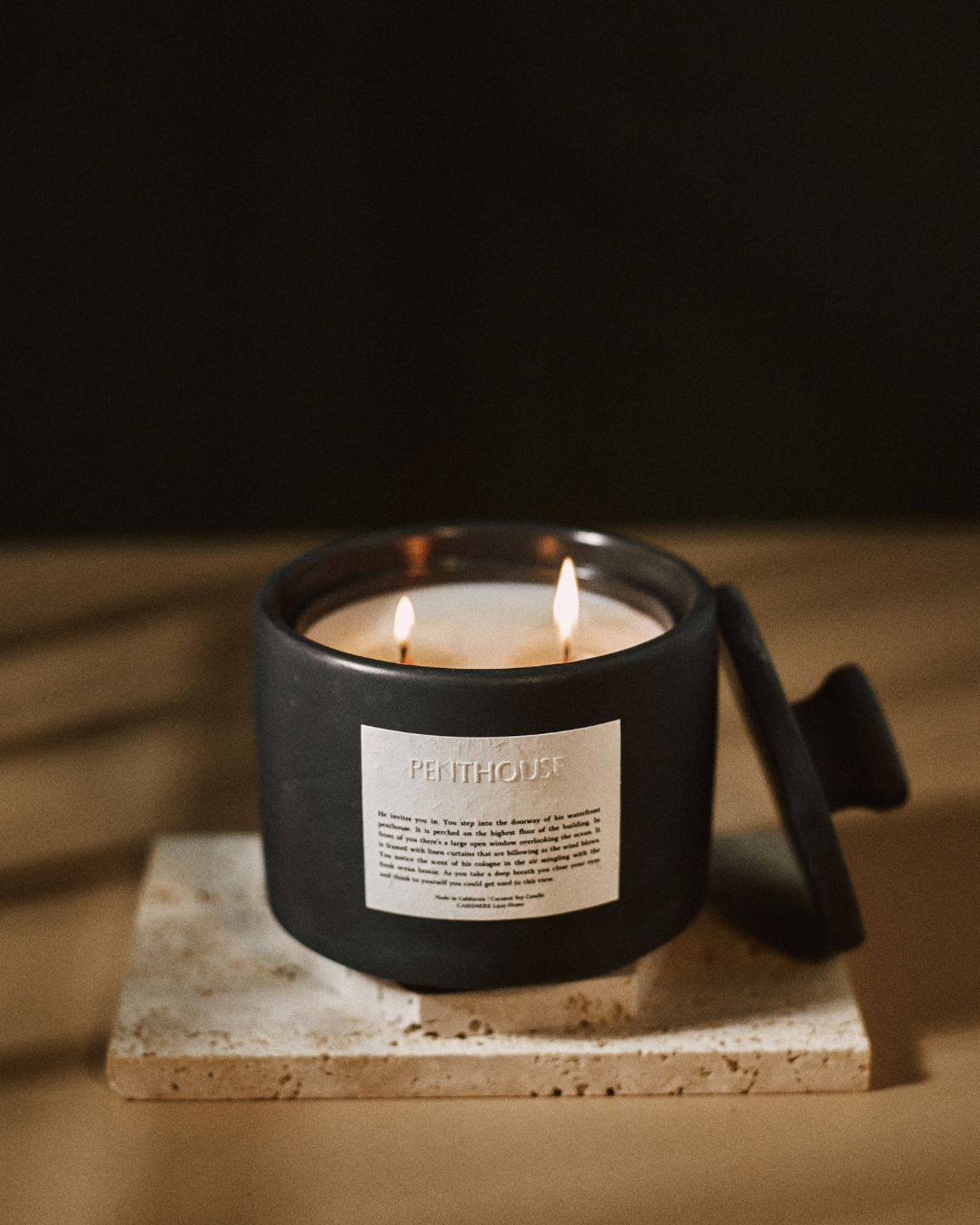 Penthouse Concrete Luxury Jar Candle