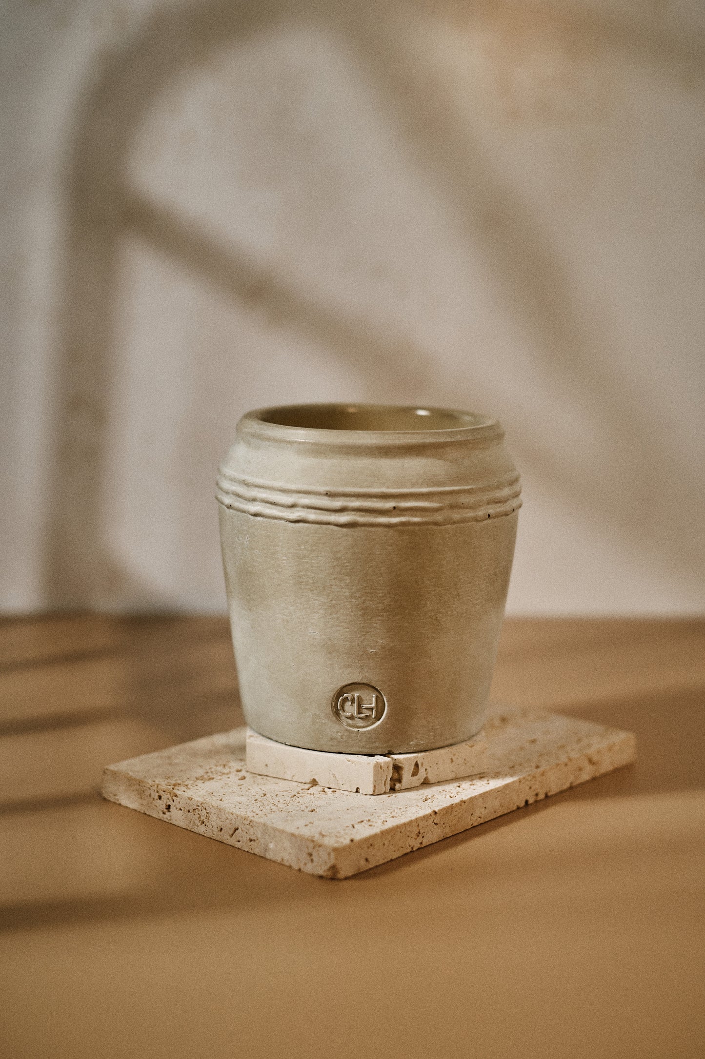 Milk & Honey Luxury Concrete Candle