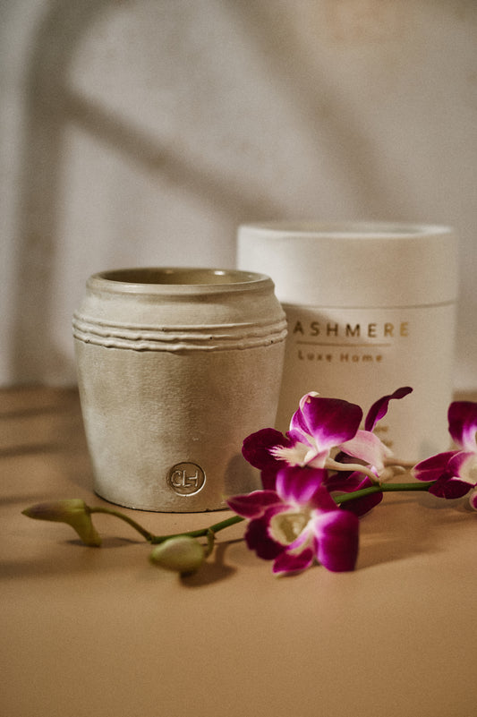 Milk & Honey Luxury Concrete Candle