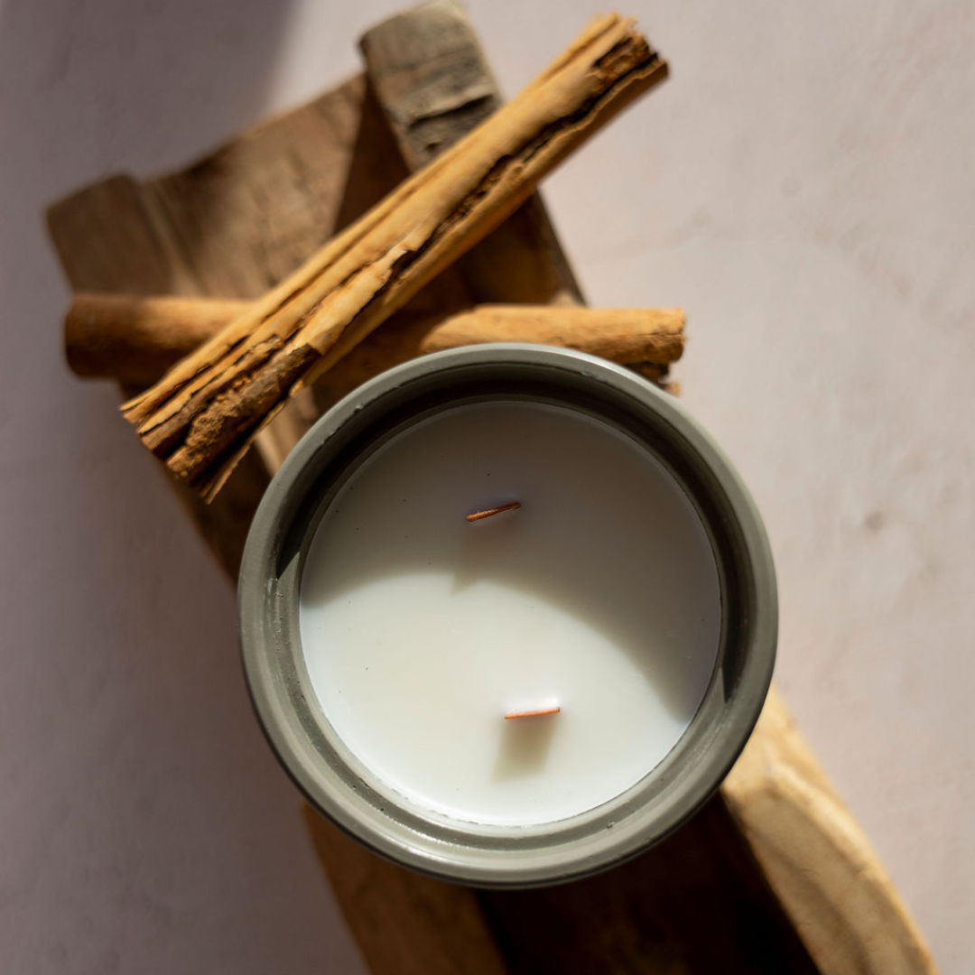 Chai Concrete Luxury Jar Candle